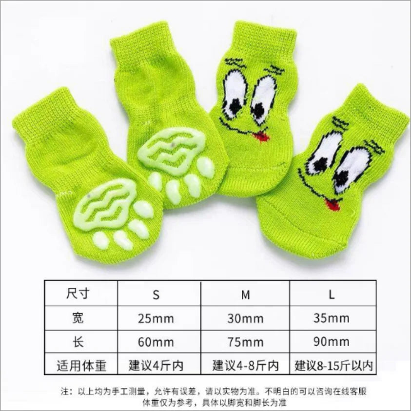 Waterproof Soft Bottom Dog Shoes Anti-Slip Outdoor Dog Socks for Teddy Corgi Shiba Inu Bichon Pet Shoes Dog Foot Covers
