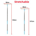 Pet Hair Remover Set Fluff Removal Tool Metals Telescopic Handle Rug Rake Dog Cat Hair 180° Rotation Carpet Shave Pet Products