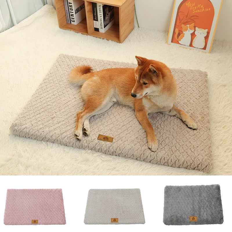 3D Foam Pet Bed With Removable Washable Faux Fur Cover Orthopedic Waterproof Dog Bed For Crate Anti-Slip Bottom Dog Bed Oz Pet Hub