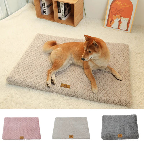 3D Foam Pet Bed With Removable Washable Faux Fur Cover Orthopedic Waterproof Dog Bed For Crate Anti-Slip Bottom Dog Bed Oz Pet Hub