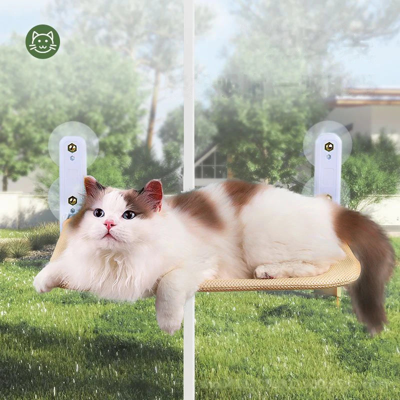 Cat hammock super suction cup swing sun can be removed and washed mattress windowsill glass hanging bed pet supplies Oz Pet Hub