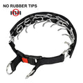 Dog Prong Training Collar Choke Pinch Collar with Rubber Comfort Tips Quick Release Snap Buckle Adjustable for Puppies Dogs Oz Pet Hub