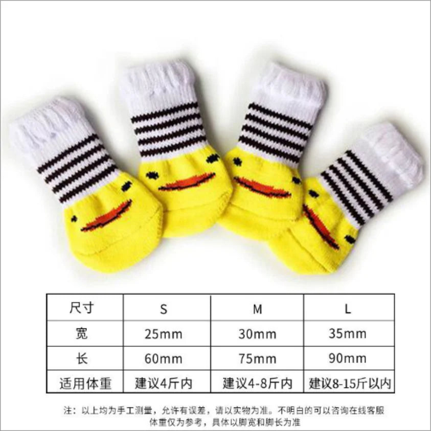 Waterproof Soft Bottom Dog Shoes Anti-Slip Outdoor Dog Socks for Teddy Corgi Shiba Inu Bichon Pet Shoes Dog Foot Covers