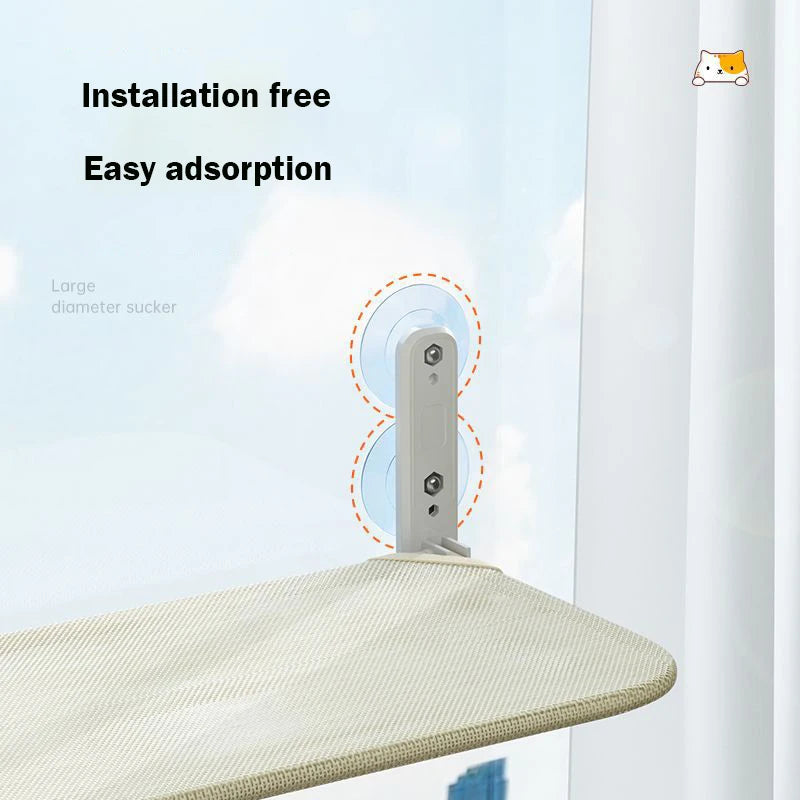 Cat hammock super suction cup swing sun can be removed and washed mattress windowsill glass hanging bed pet supplies Oz Pet Hub